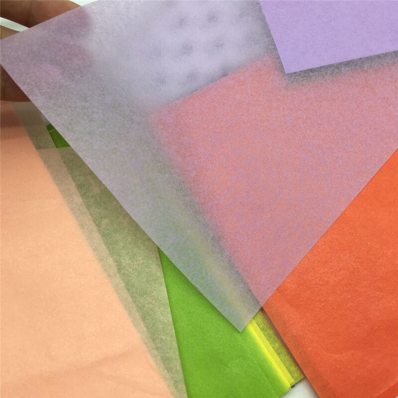 66/100pcs 14*21cm A5 Tissue Paper Copying Drawing Sheet DIY Scrapbook Craft Fruit Flower Packaging Bookmark Handmade Papers