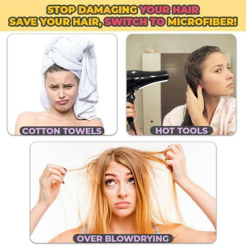 Microfiber Hair Fast Drying Dryer Towel Bath Wrap Hat Swimming Diving Quick Dry Cap