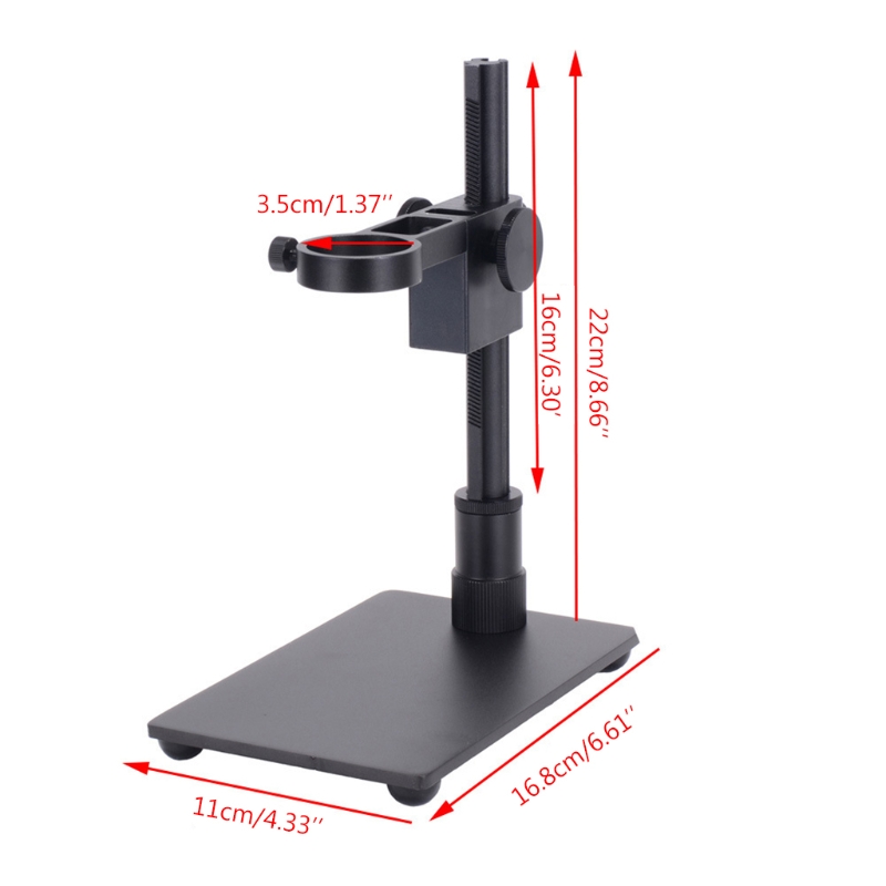 Draagbare Aluminiumlegering Arm Usb Microscoop Stand Houder Beugel Mini Table Stand Voor Microscoop Reparatie Solderen