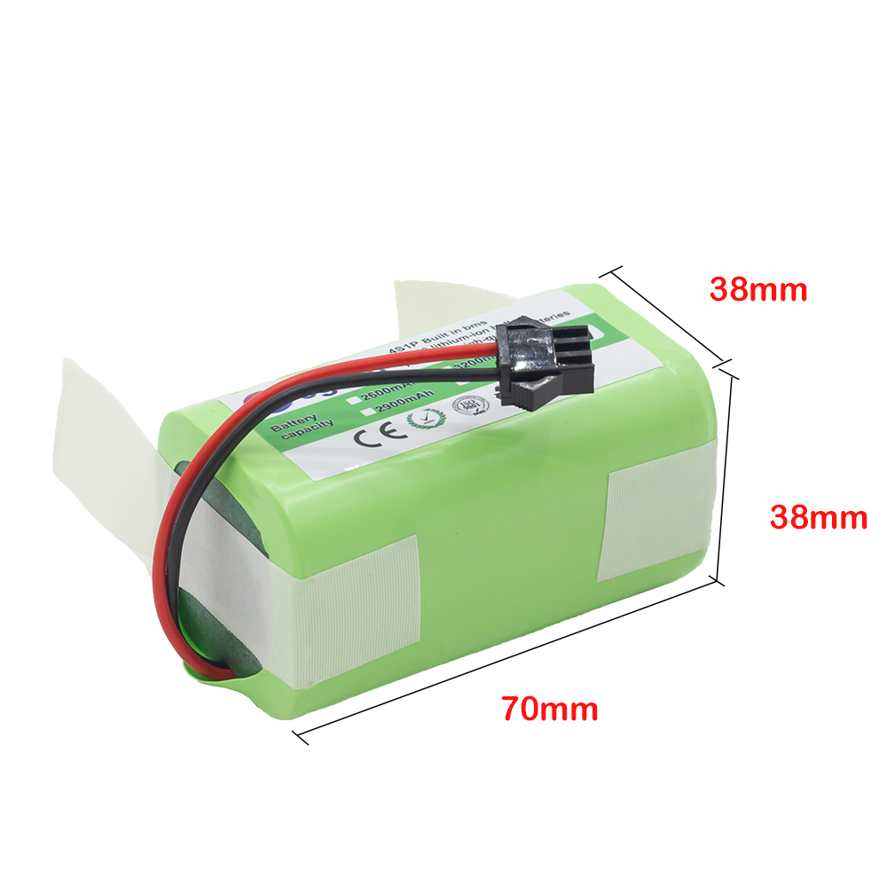 Gegeng 14.8V 3500mAh Li-ion Battery for Eufy RoboVac RoboVac Ecovacs Deebot N79S Conga Excellence 1990 Tesvor X500 Lefant T700