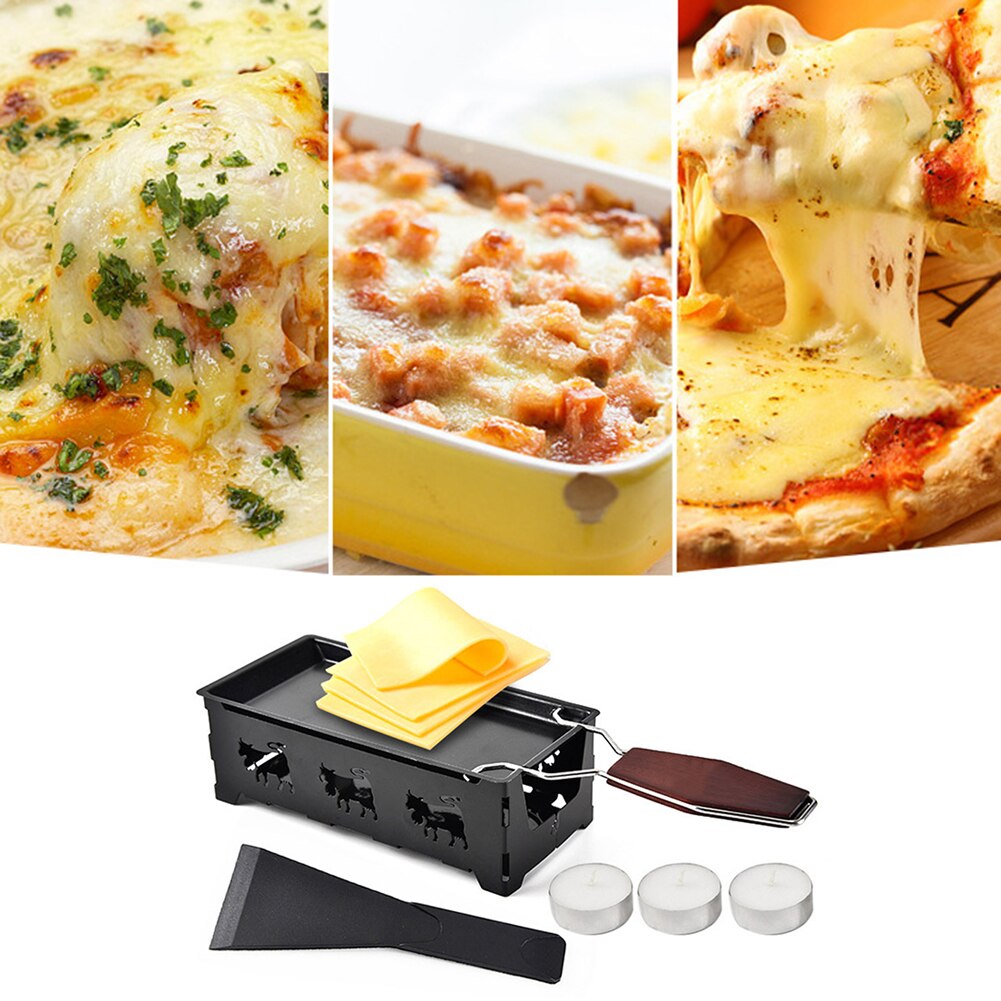 Draagbare Non-stick Metalen Kaas Raclette Oven Gri... – Grandado