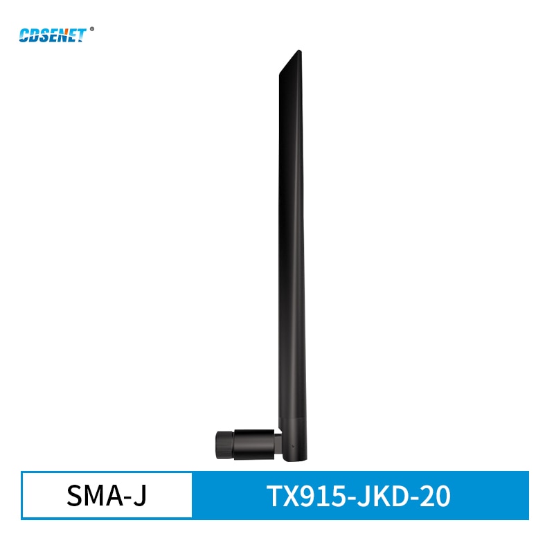2 Stuks 915Mhz Rubber Antenne Omnidirectionele High Gain 3dBi SMA-J Interface Tpee Voor Smart Home Router Cdsenet TX915-JKD-20
