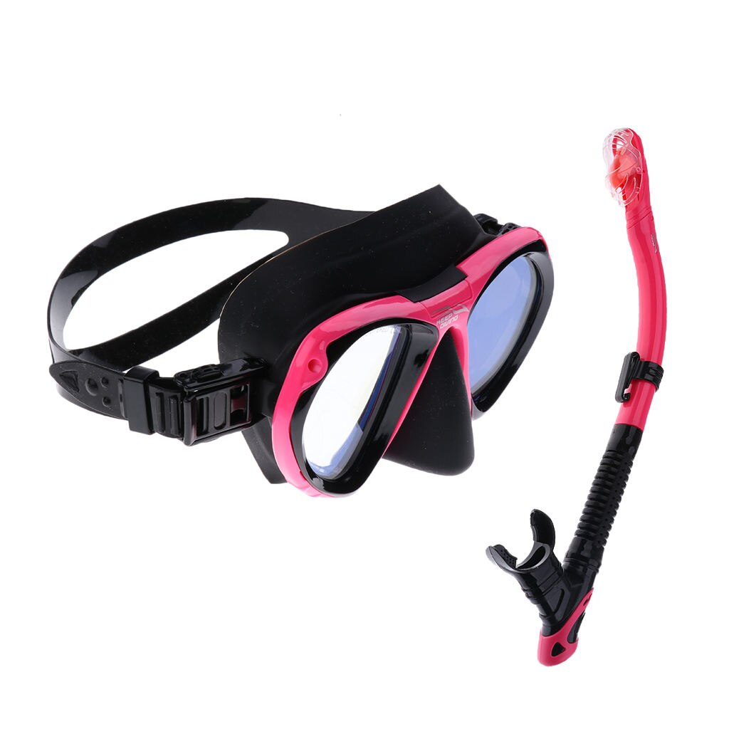 Masque de plongée sous-marine et tuba sec en Silicone pour adultes, ensemble pour kayak, plage, pêche sous-marine