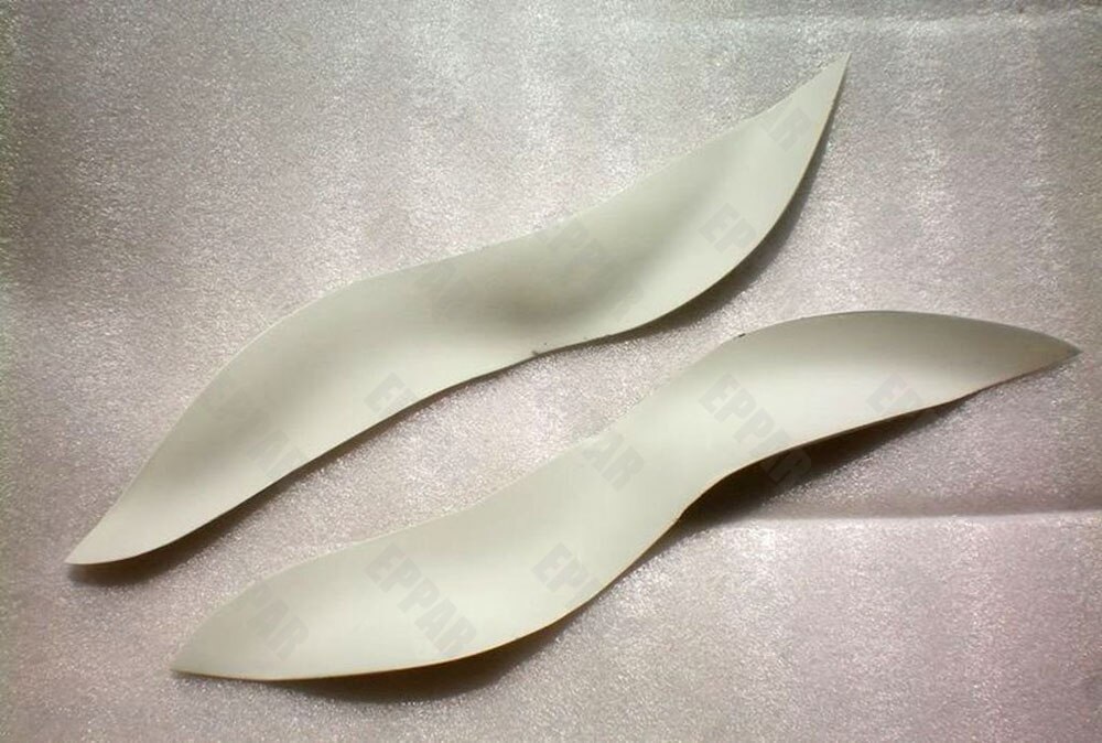 Unpainted Fiberglass Eyelids Eyebrows for 2003-2006 Smart Fortwo 450