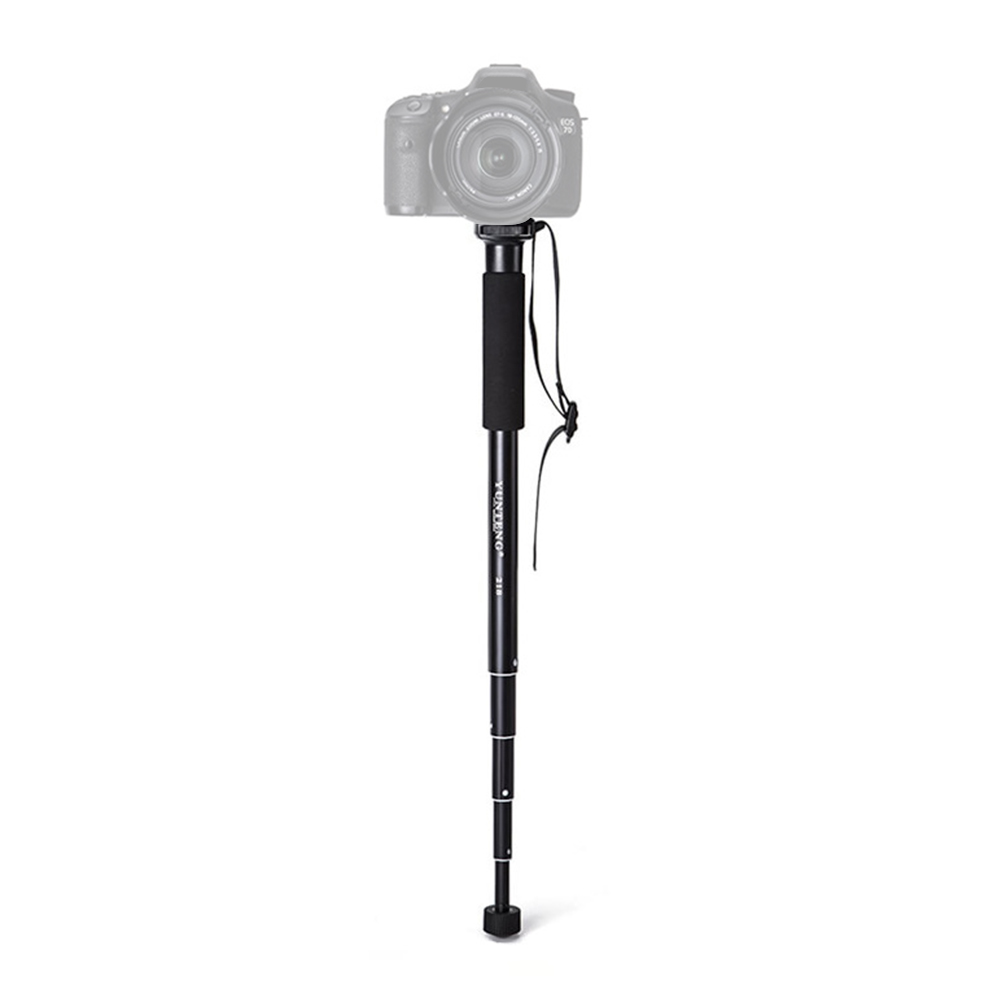 YT-218 Fotograficzny monopod ze stopu aluminium 1/4 cala Mocowanie śrubowe 37-152 cm Regulowana wysokość Maks. Obciążenie 1,5 kg dla lustrzanki cyfrowej ILDC
