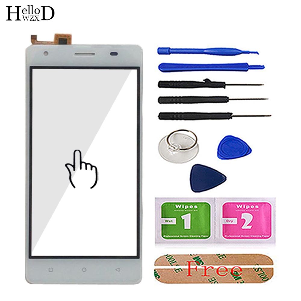 5'' Touch Screen For DEXP Ixion MS550 Touch Screen Glass Sensor Digitizer Panel Lens Glass Repari Front Glass Tools Adhesive: White With Tools