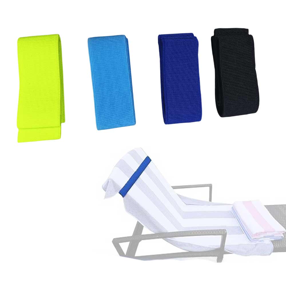 2 stuks strandstoel handdoekhouder riem zwembad achtertuin winddichte elastische banden handdoek veilige houder bandjes