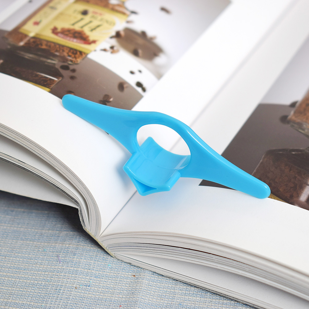 Thumb praktisk multifunktion bogholder bogmærke finger ring bogmærker til bøger læseværktøj shool levering