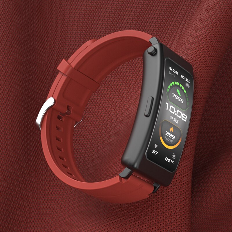 18mm watch strap for HUAWEI TalkBand B6 Wristband Replacement Silicone strap Bracelet For Huawei Talk Band B3 Accessories: 3 / For TalkBand B6