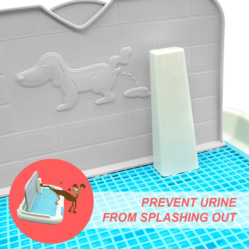 Pot de dressage pour chiens, bac à treillis, Portable, lavable, d&#39;intérieur, distributeur de excréments pour chiens, support de tampons, boîte à litière pour chats, fournitures pour animaux de compagnie