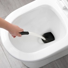 Lange Handvat Wc Borstel met Magic Spons Badkamer Wc Hoek Borstel Badkamer Accessoires Huishoudelijke Schoonmaken Tool