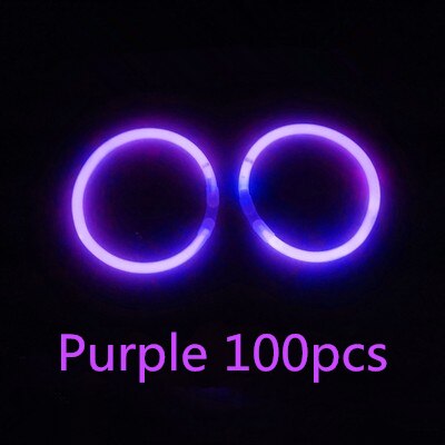Party Fluorescentie Light Glow Sticks Armbanden Kettingen Neon Voor Wedding Party Glow Sticks Kleurrijke Glow Stick: zise100pcs
