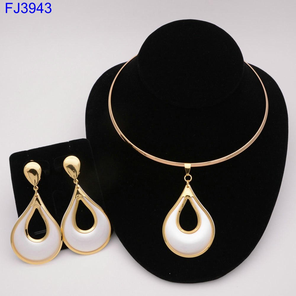 Afrikaanse sieraden sets dubai goudkleurige nigeriaanse sieraden sets bruidskralen bruiloft sieraden set dames kostuum: Fj3866