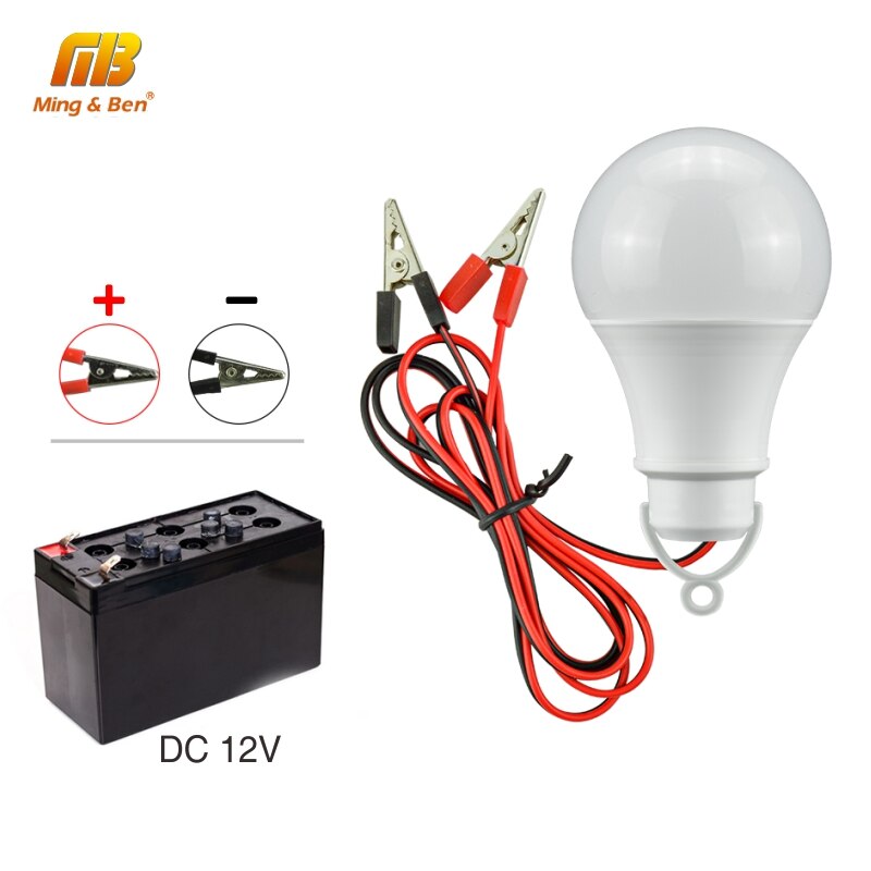 Lumière blanche d'urgence à basse tension, ampoule blanche LED lampe à LED ampoule LED d'urgence, pour l'inspection de Camping, éclairage d'extérieur, à basse tension, LED DC12V, 7W, 9W, 12W, 15W