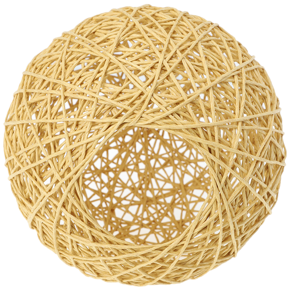 Lampenkap Rustieke Lampenkappen Stijl Eenvoudig Voor Plafond Restaurant Cover Geweven Gloeilampen: Rood