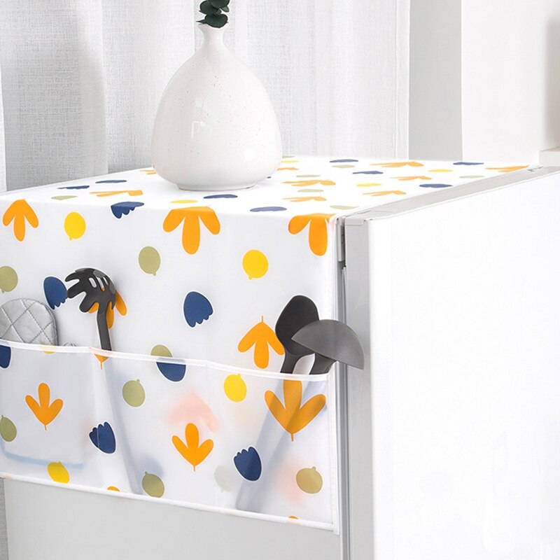 Waterproof Washing Machine Cover Multi-Function Storage Dustproof Refrigerator Cover Household Decor Supplies
