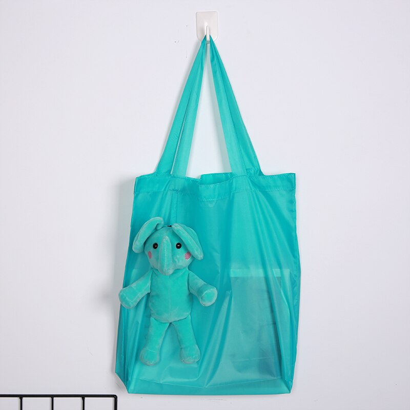 Cotton Elephant Cute Animal Toy cotton filling Folding Shopping Bag Eco Friendly Ladies Foldable Reusable Bag