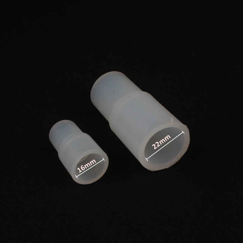 1pcs NuoNuoWell Soft Rubber 16mm-12mm,22mm-18mm Straight Reducing Connector Pipe Connect Fittings non-standard Tube Connector