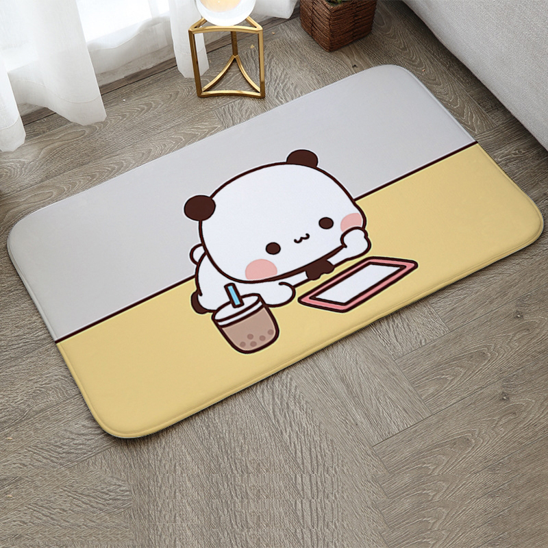 Tapis non ald de petite taille pour la décoration de la maison, porte d'entrée, virus, balcon, sol de la salle de bain, bienvenue, chambre à coucher: 1000 millimètres x 1000 millimètres / Rose