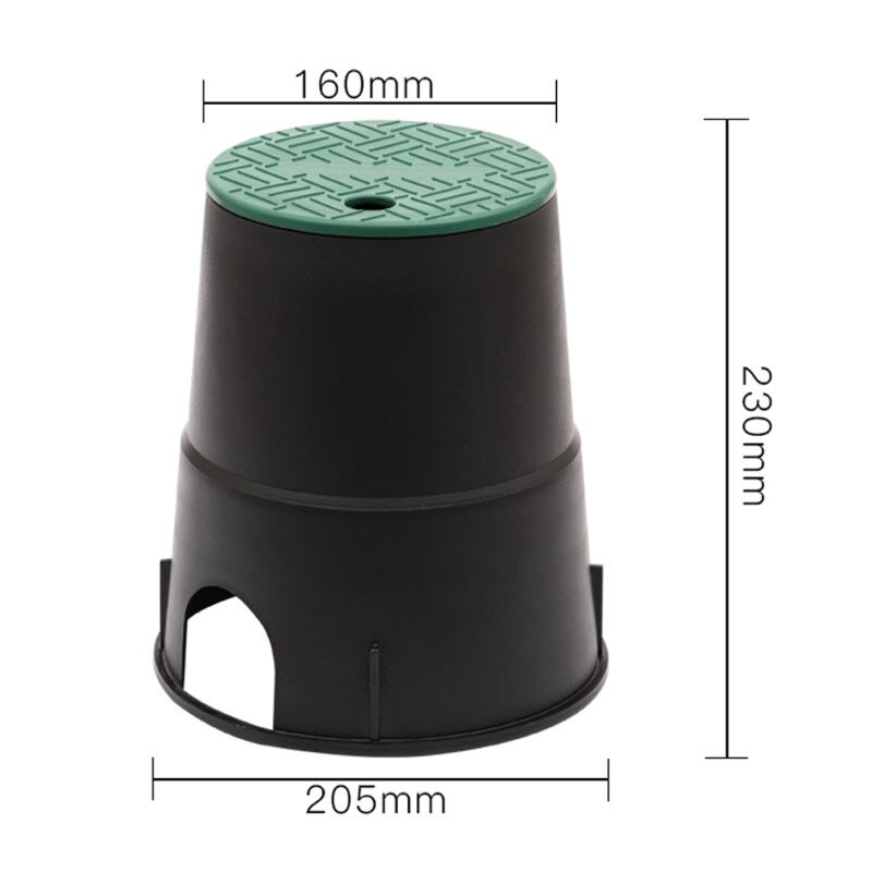 6 Inch Garden Lawn Underground Valve Box Cap Sprinkler System Watering Cover