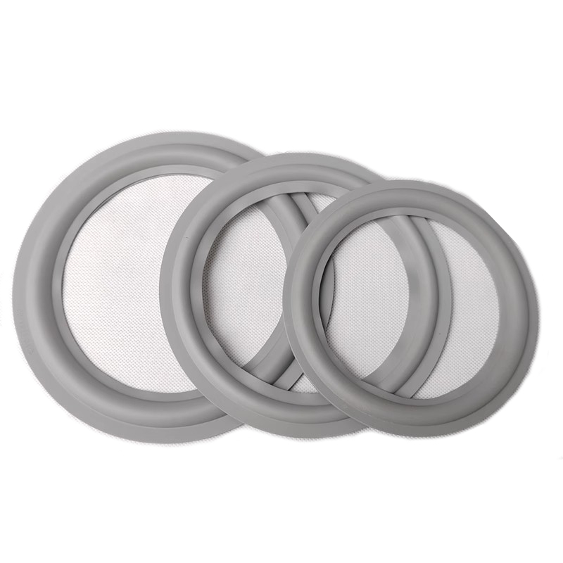 2x6,5"/7"/8" calowy głośnik gumowy składany pierścień krawędziowy naprawa głośnika niskotonowego boczne koło otaczać części zamienne 153mm-195mm/6,02"-7,68"