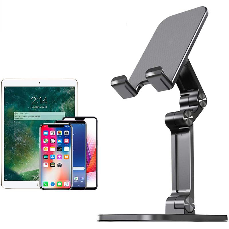 Foldable Mobile Phone Desktop Phone Stand Charging Space for IPad IPhone 15 Desk Holder Adjustable Desk Bracket Smartphone Stand