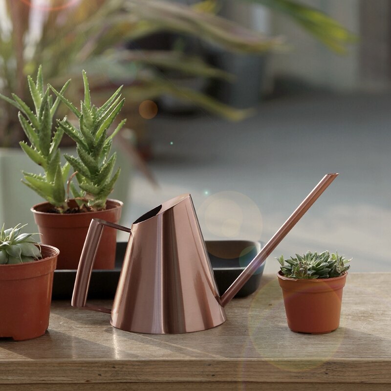 Flower Garden Watering Can Stainless Steel Watering Can Pot Garden Plant Flower Watering Kettle Garden Watering Tool