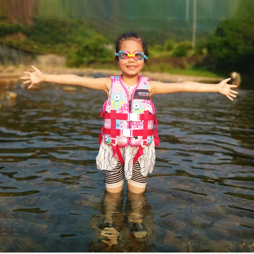 Giubbotto di salvataggio per sport acquatici per bambini giubbotto di salvataggio per nuoto per bambini con fischietto per ragazzi e ragazze attrezzatura per la sicurezza subacquea per bambini 20-30KG