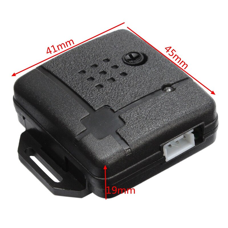 Universal Car Alarm Vehicle System Remote Alarm Autom Anti-theft Burglar Protection Security Keyless 2 Remote 4 Buttons