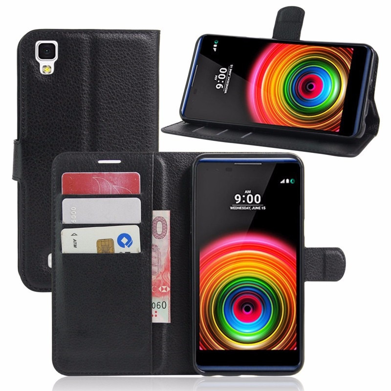 Für LG X Power Fall 5.3 "Brieftasche PU Leder Fall Abdeckung Für LG X Power K210 K220 K220DS Fall flip Schutzhülle Phone Tasche Haut