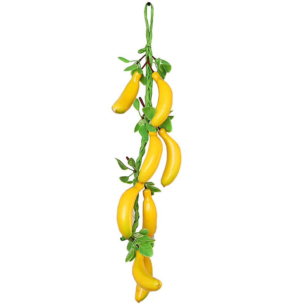 Simulación de patatas Chili cuerdas de fruta Artificial vegetal espuma modelo granja Hotel decoración del hogar fotografía Prop: Bananas 