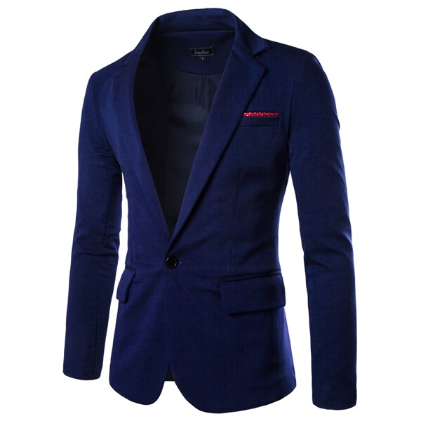 Zomer Stijl Luxe Business Casual Pak Mannen Blazers Set Professionele Formele Trouwjurk Mooie: Blauw / M