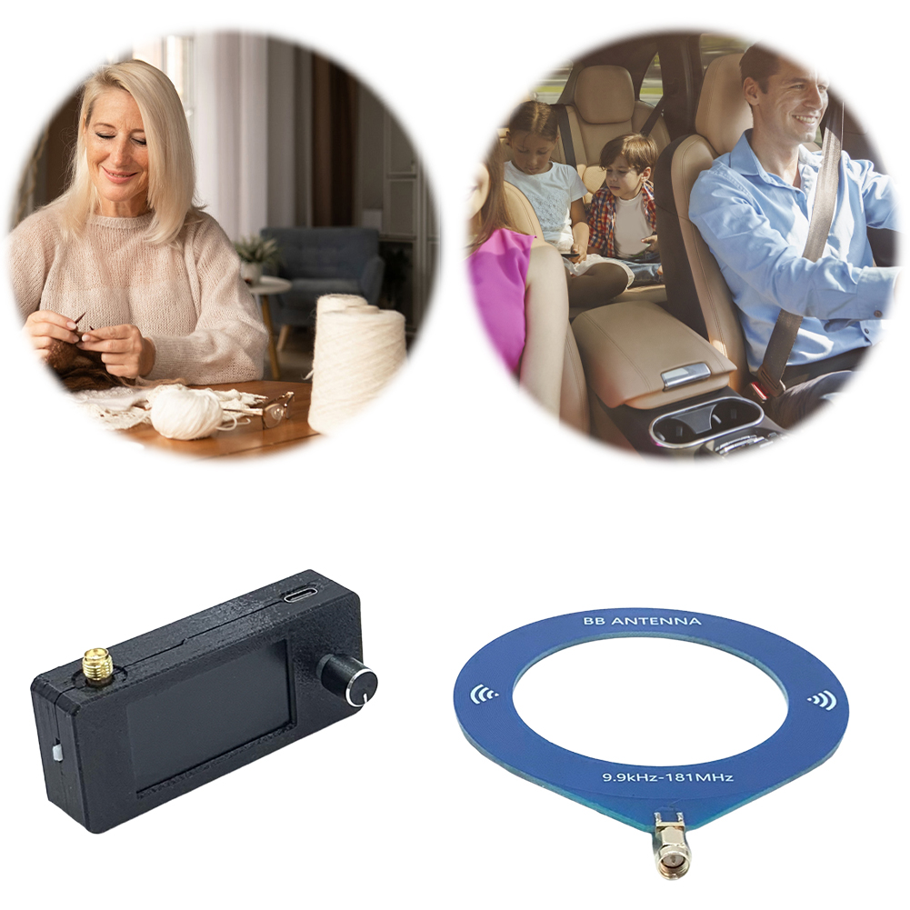 SI4732 Mini radio tascabile da 0,5-108 mhz LSB USB AM FM FM/AM Radio con antenna ad anello Ricevitore radio per tutte le bande HF SW MW VHF Radio