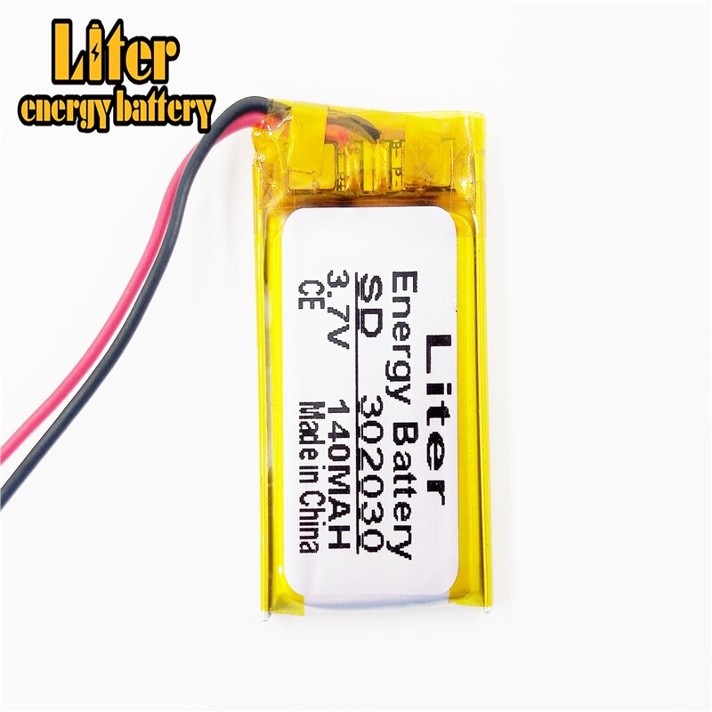 3.7V Lithium Polymeer Batterij 302030 032030 135MA MP3 MP4 MP5 Kleine Speelgoed Li-Po Batterij