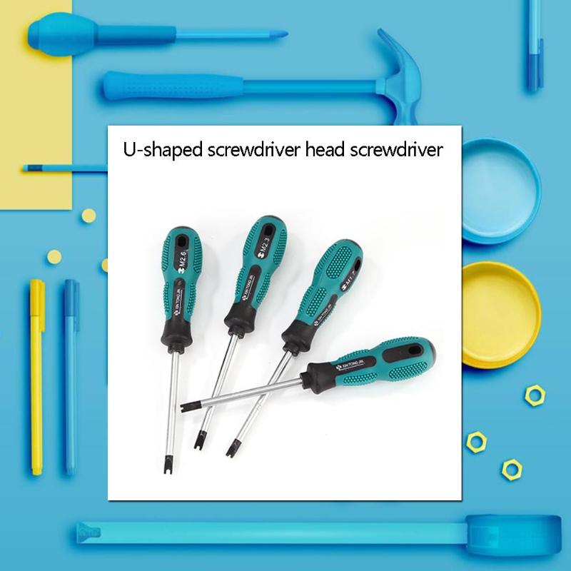 4PCS Triangle Screwdriver Set Manual Insulated Screw Driver Screwdrivers Kit Steel U-shaped Screwdriver Repair Hand Tool