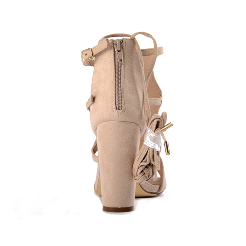 Women Sandals Gladiator High Heels Summer Pop Toe Shoes Woman Narrow Band Ankle Strap High Heel Sandals Plus Size 43