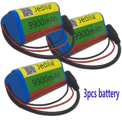 100%.New.12V.9900 mAh.3S1P.Batterie Au Lithium.18650.Batterie Au Lithium Pack Protection Conseil Recarregável.: Dourado