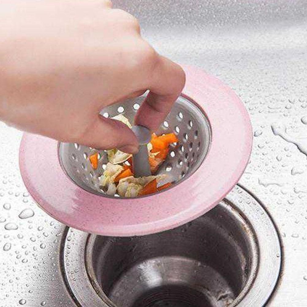 Filtre de déchets d&#39;évier de cuisine en Silicone, 6 couleurs, bouchon d&#39;évier, collecteur de déchets, outils d&#39;évier de cuisine
