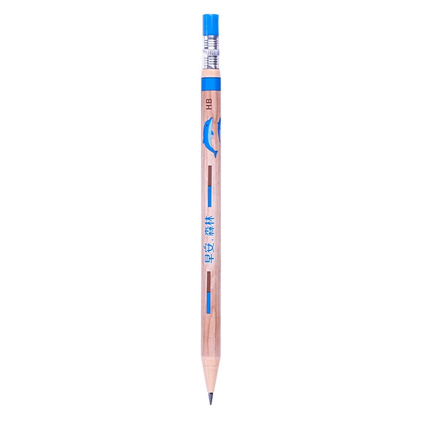 1 Pc Hb Mechanische Potloden Met Puntenslijper, 2B Potlood Vullingen Voor Student Schets Tekening Automatische Potlood Briefpapier Leveringen