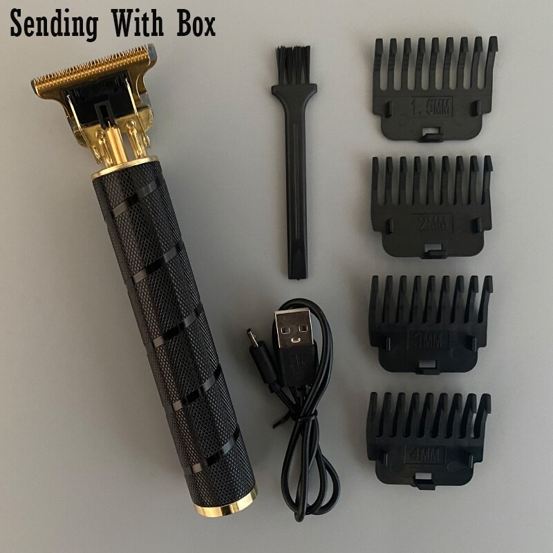 maquina T9 aparador de barba maquina de cortar cabello 2022 novos clippers óleo para máquina corte cabelo profissional por barbeador elétrico para homens maquina cabelo barba vintage t9 máquina t9 aparador cabelo: black spiral