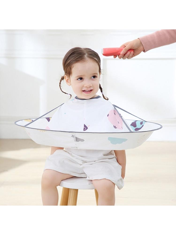 Capa de corte de pelo para niños, corte de pelo, bata de paño, delantal de peluquería, capa de tela