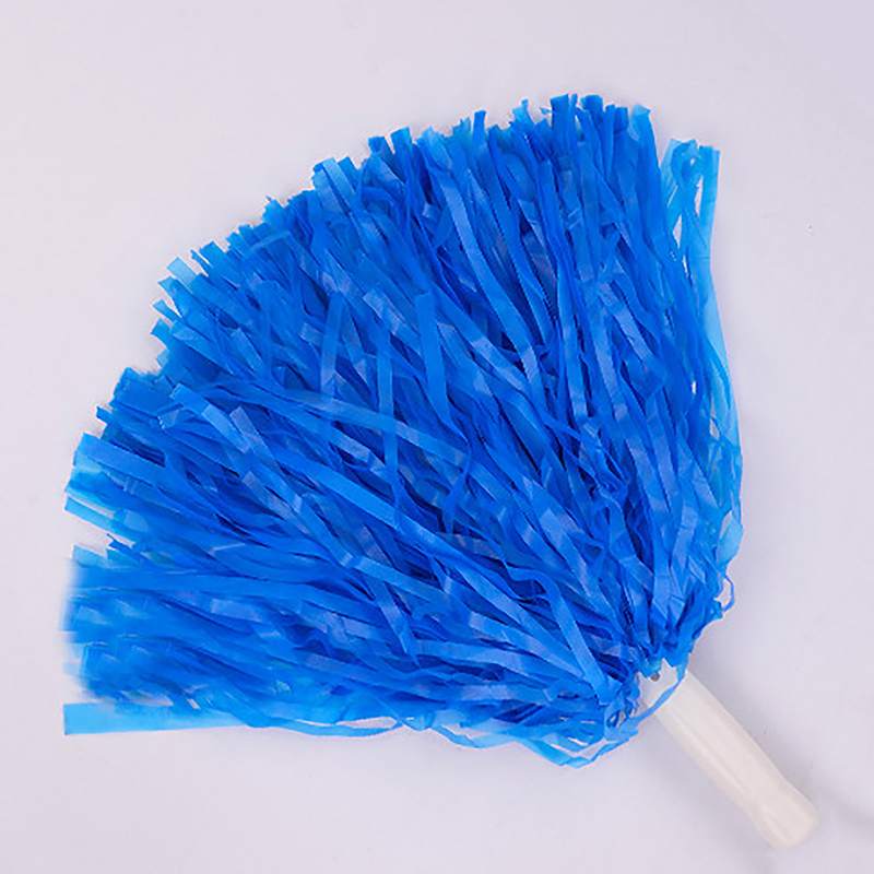 1PC 25CM Cheer Dance Sport Competition Cheerleading Pom Poms Flower Ball For for Football Basketball Match Pompon Children Use: Red