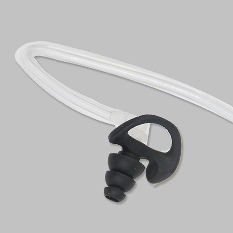 1 paio di auricolari sostitutivi in silicone morbido per auricolari per walkie talkie, radio bidirezionale portatile, auricolari