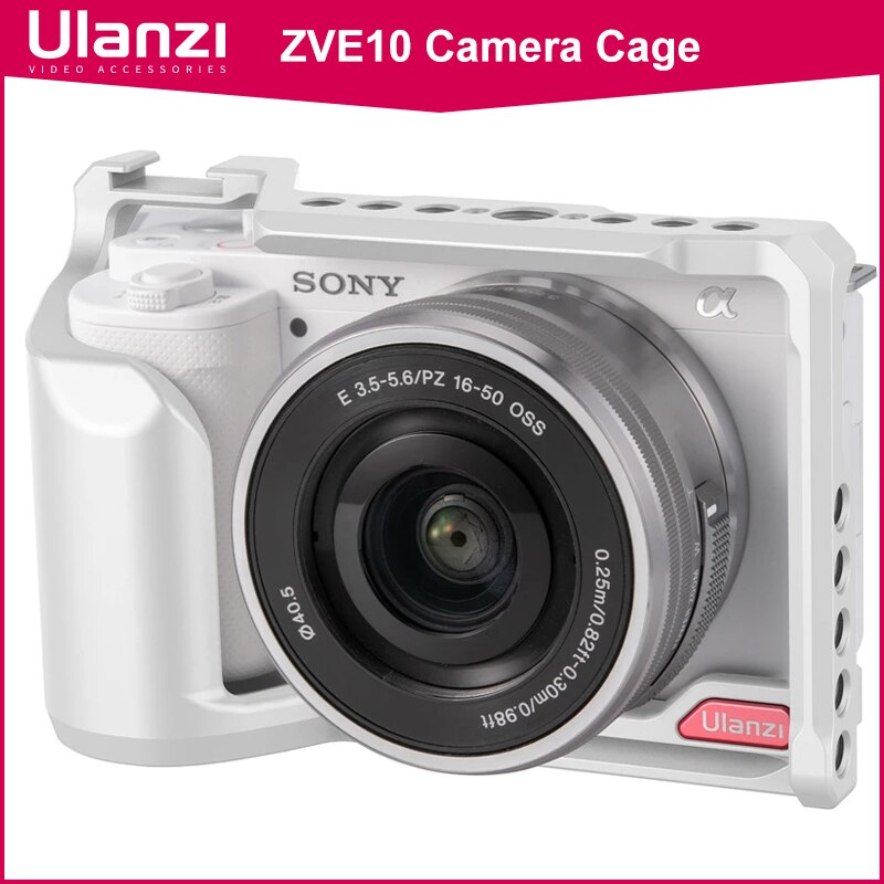 Ulanzi Sony ZVE10 Camera Kooi Met Kooi Handvat Ingebouwde Arca Quick Release Plaat Kooi Rig Kit Voor Sony ZV-E10