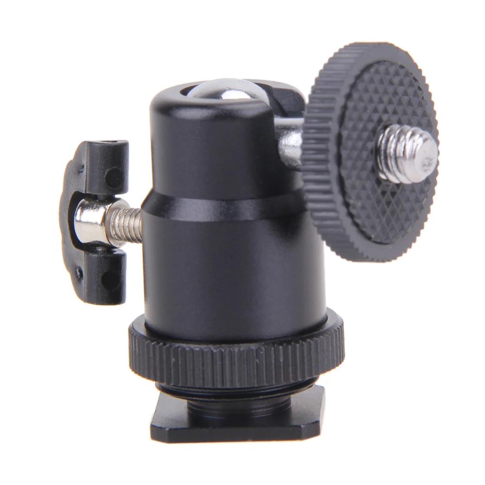 5/4//1Stck Kugelkopf für Kamera Stativ LED Licht Blitz Stativ Halterung Halterung Blitzschuh Adapter Wiege für Kanon Niko