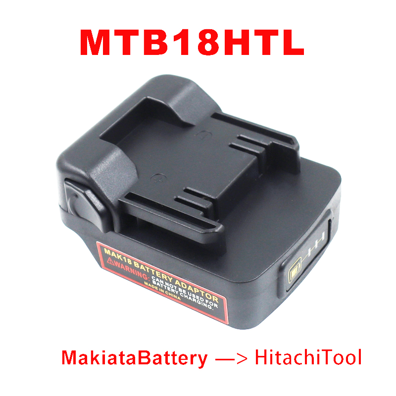 Adapter Konverter Für Hitachi Hikoki 18V Lithium-Werkzeug BSL1830 Für Makita Dewalt Bosch Milwaukee Worx Schnittstelle Li-Ion Batterie: MTB18HTL