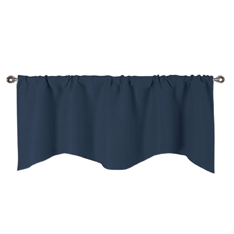 Rideaux occultants de couleur unie, stores romains élégants, rideau court café pour cuisine, rideau de fenêtre moderne pour armoire de cuisine K3NA: DB