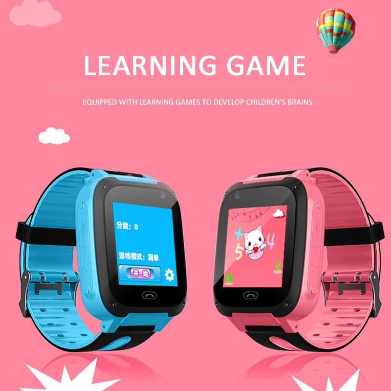 Reloj inteligente para niños S4, Monitor inteligente resistente al agua para niños, cámara de posicionamiento SOS para teléfonos Android IOS, localizador de