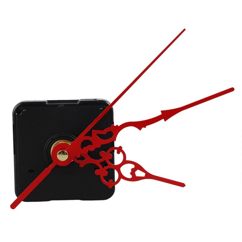 Quartz Black Wall Clock Movement Mechanism Repair Parts Kit