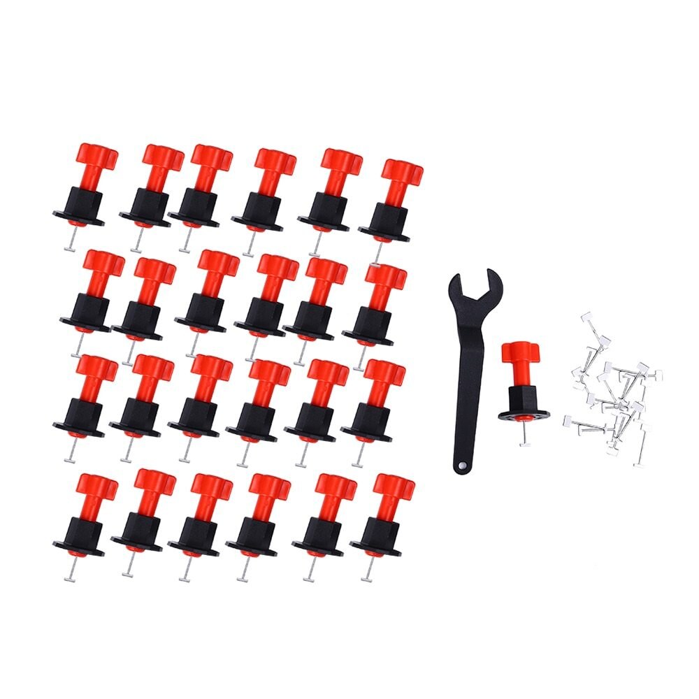 25 Pcs Tegel levellers Mini Niveau Wiggen Uitlijning Tegel Spacers voor Muur Vloertegels carrelage Leveling Leveler Locator Spacers